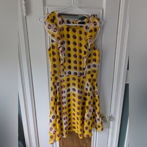 Vero Moda Yellow Polka Dot Dress